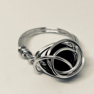 🔴Genuine Obsidian Crystal Healing Ring